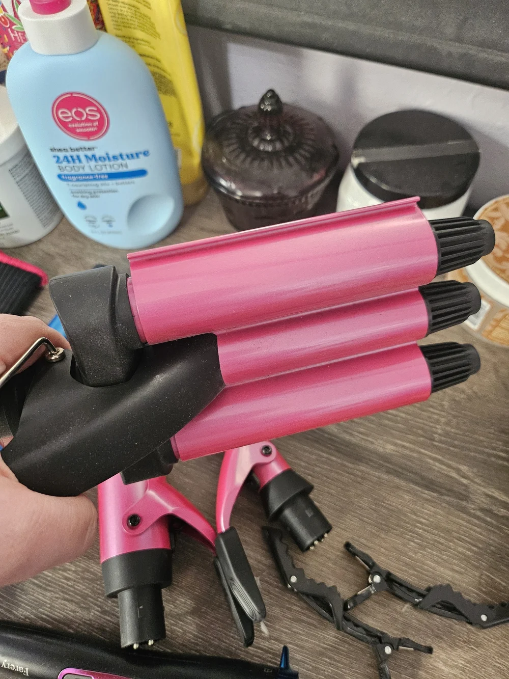 Farery 5-in-1 Curling Iron Set - Pink & Blue - Picture 6 of 9